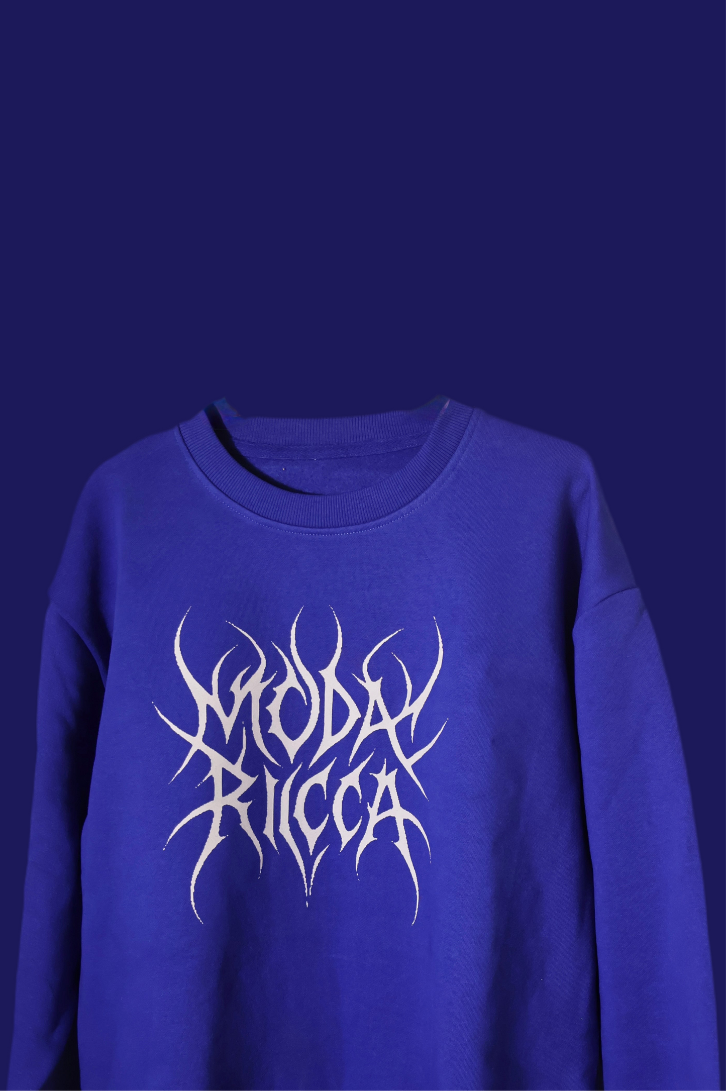 Moda Ricca; Royal Blue Sweatshirt