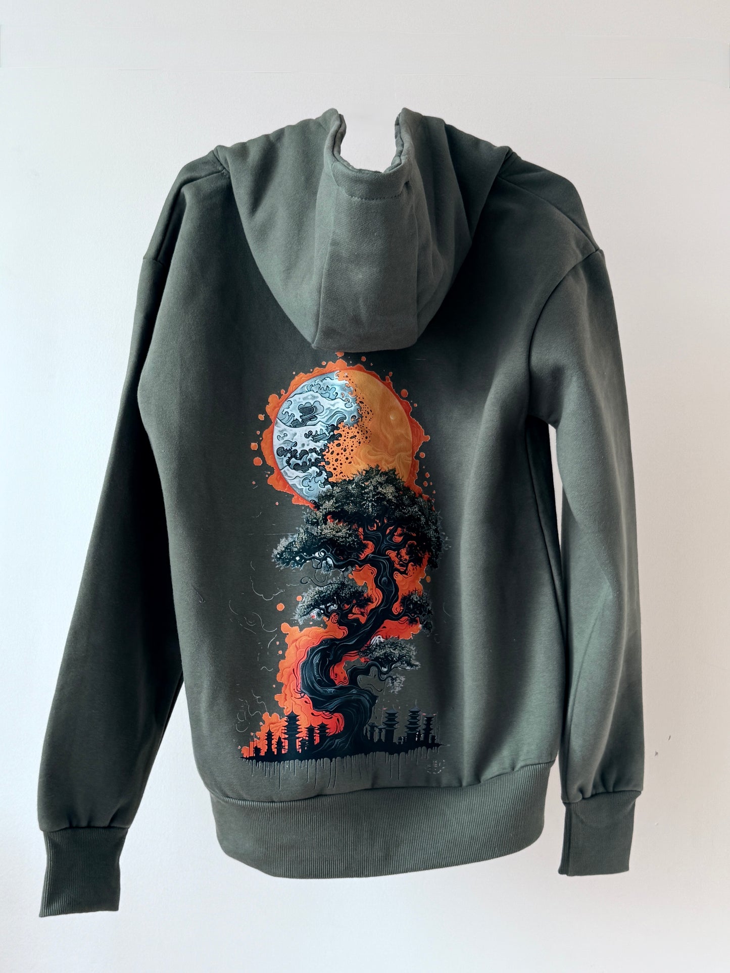 Moda Ricca; Earthy Green Zipper